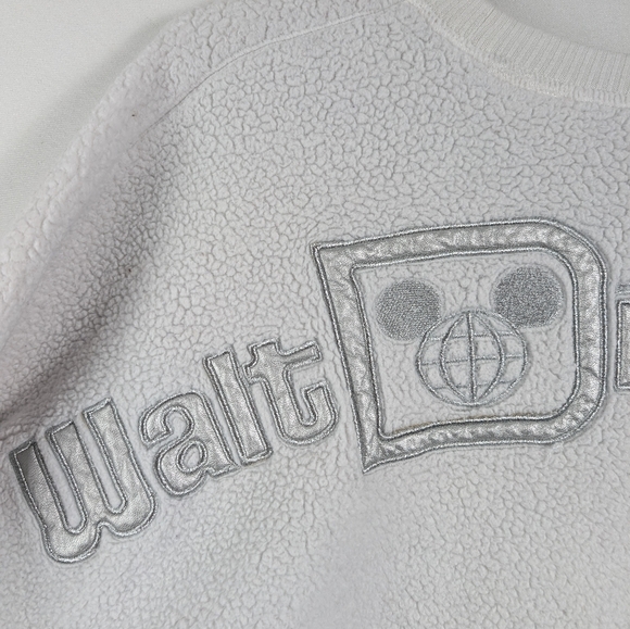 Walt Disney World Parks Authentic Spirit Jersey Sherpa Pullover Women's Size L - Picture 7 of 11